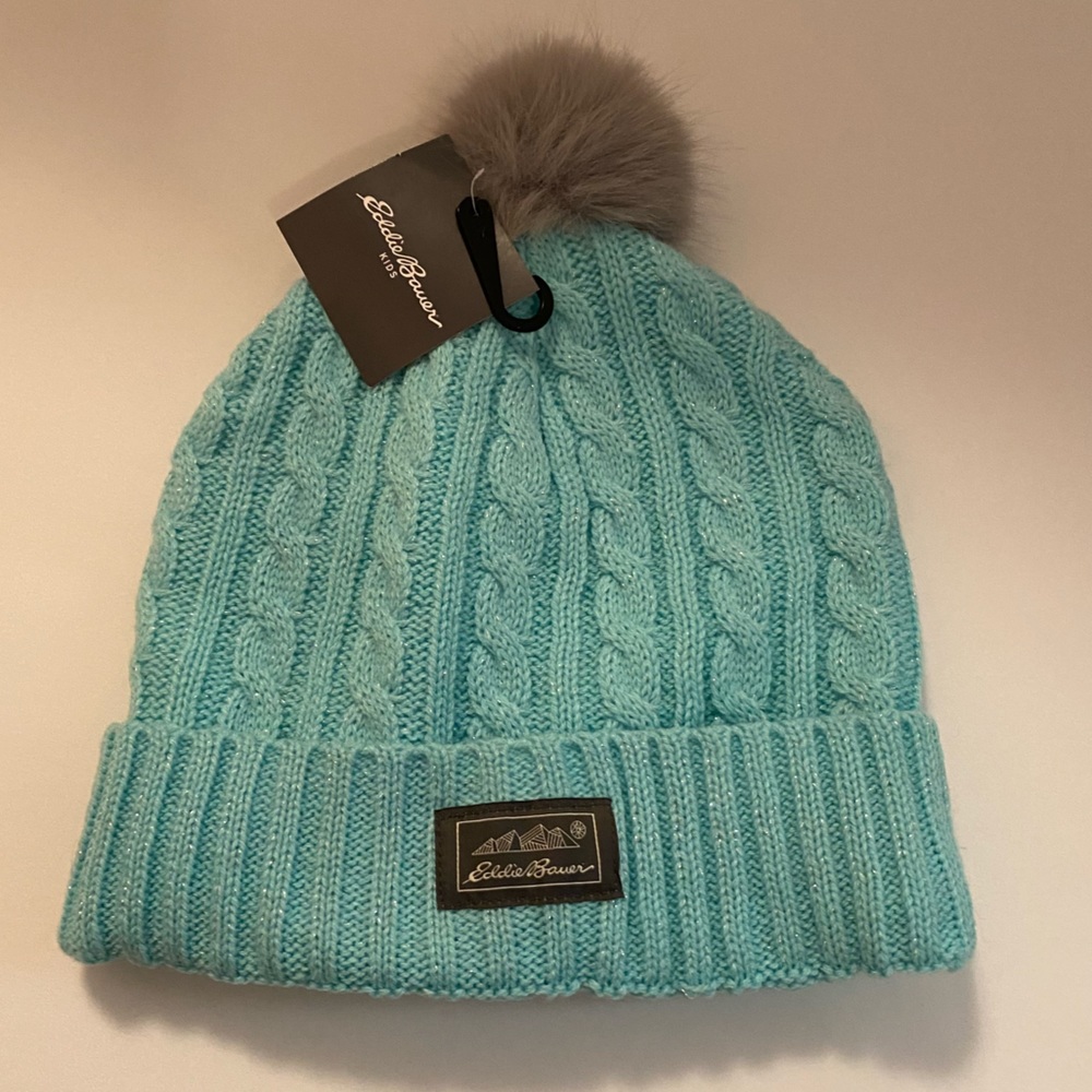 Eddie Bauer Kids Stocking Hat, Size M/L, Fleece Lined